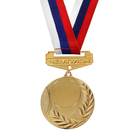 Медаль под нанесение с колодкой 149 золото - Фото 2