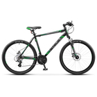 Велосипед 26" Stels Navigator-500 MD, V020, цвет чёрный/зелёный, размер 18" - Фото 1