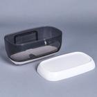 Диспенсер бумажных полотенец в листах, пластик, 23×13×14 см, цвет коричневый - Фото 2