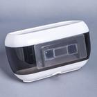 Диспенсер бумажных полотенец в листах, пластик, 23×13×14 см, цвет коричневый - Фото 3