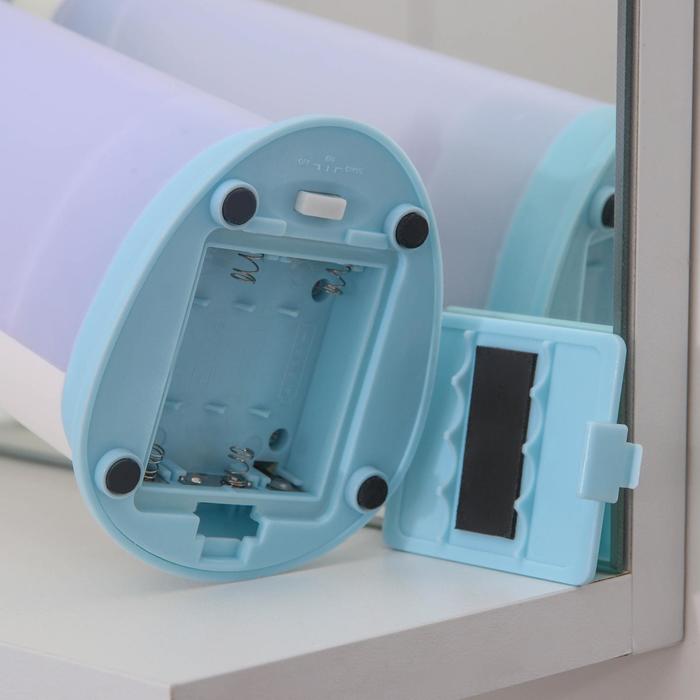 Диспенсер для антисептика/жидкого мыла, сенсорный, на батарейках, 400 мл, цвет голубой - фото 1896708829