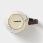 Кружка керамическая Доляна Coffee, 270 мл, цвет бежевый - Фото 4