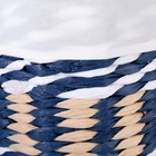 Корзина для белья универсальная плетёная Доляна «Либерти», 30×30×45 см - Фото 3