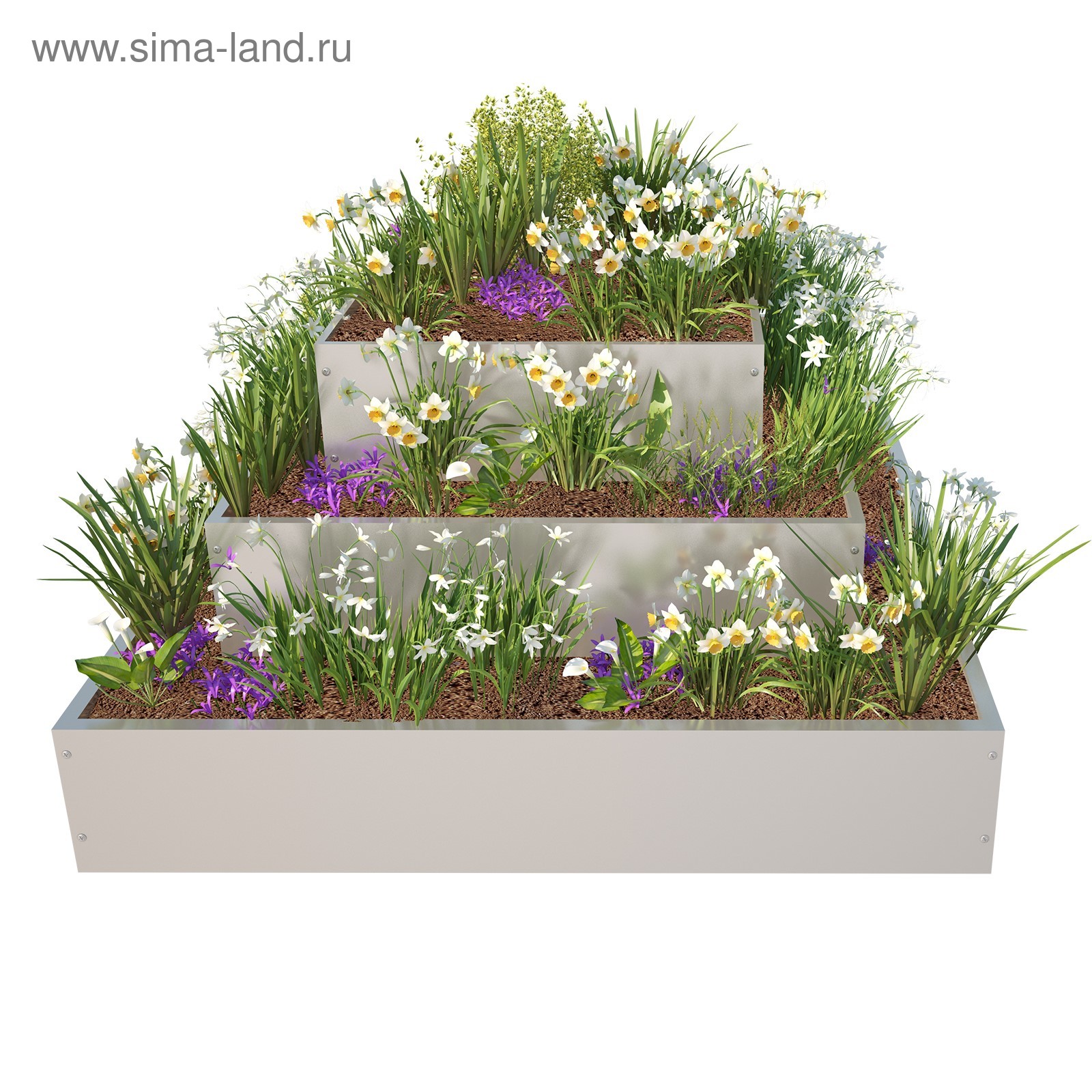Квадратные клумбы