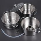 Соковарка Доляна, 5.8 л, d=23 см, стеклянная крышка, индукция, нержавеющая сталь - Фото 3