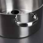 Соковарка Доляна, 5.8 л, d=23 см, стеклянная крышка, индукция, нержавеющая сталь - Фото 5