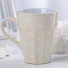 Кружка керамическая Доляна «Горох», 270 мл - Фото 3