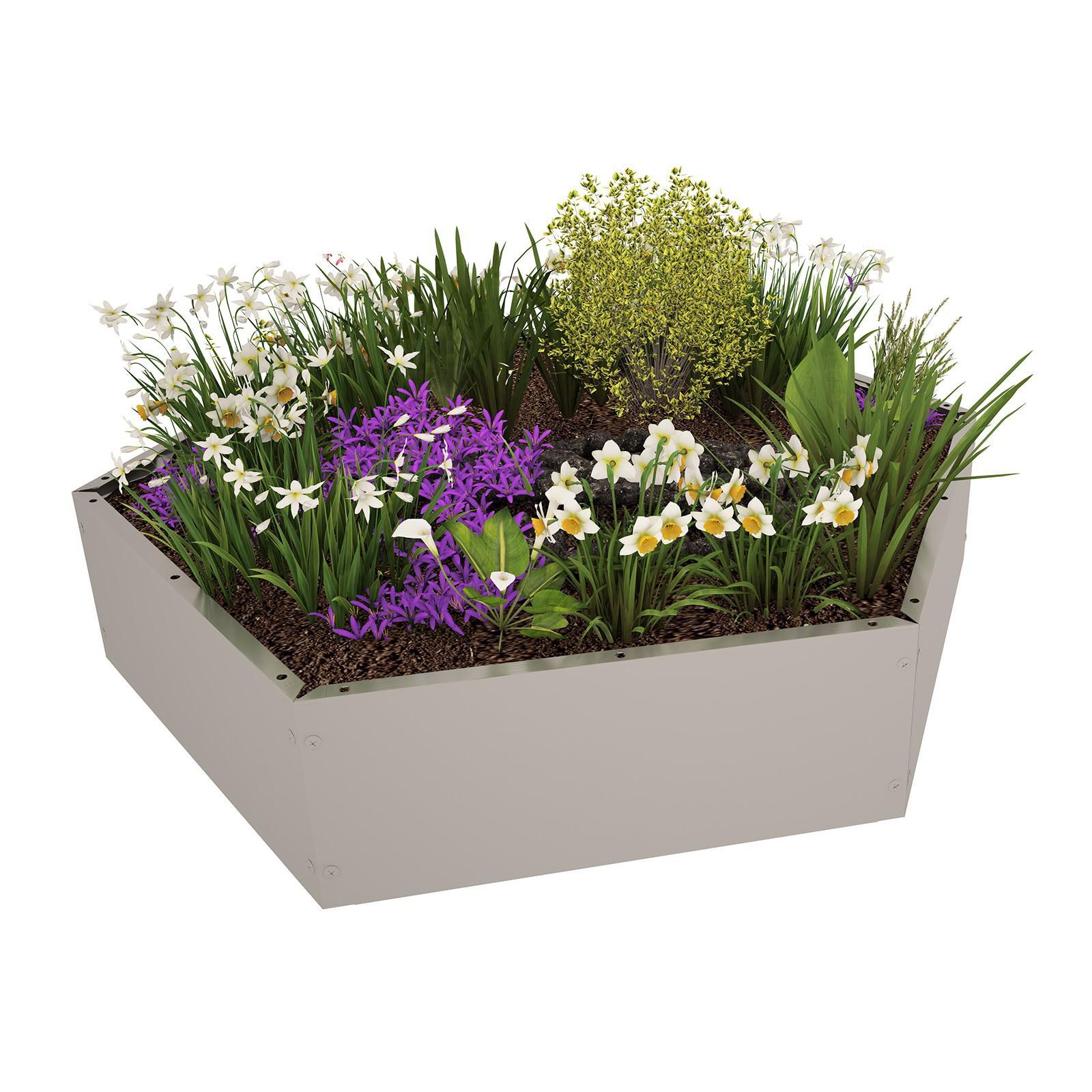 Клумба, d = 40 см, оцинкованная (4188865) - Купить по цене от 1 142.00 ...