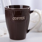 Кружка керамическая Доляна Coffee, 270 мл, цвет коричневый - Фото 1