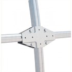 Теплица (каркас) «Стелла Лайт», 4 × 3 × 2,1 м, оцинкованная сталь, без поликарбоната - Фото 4