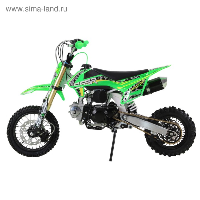 Купить питбайк нижний новгород. Питбайк SSSR Proton 125 12/10 Rave Green 1. Питбайк SSSR Proton 125. Протон 125 питбайк. Питбайк зелёный BSE SSSR Proton.