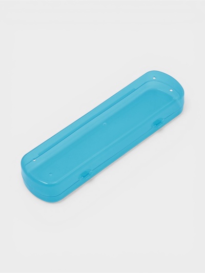 Футляр для зубной щётки и пасты, 21×6×3 см, голубой