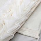 Мочалка-лента для тела массажная Доляна, 35×12 см, цвет белый - Фото 3