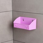 Подставка для ванных принадлежностей на присосках Доляна «Птицы», 22×8,5×9,5 см, цвет МИКС - Фото 2