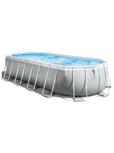 Бассейн каркасный INTEX Prism Frame 26798NP, 610×305×122 см, фильтр-насос, лестница, тент, подстилка