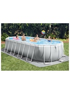 Бассейн каркасный INTEX Prism Frame 26798NP, 610×305×122 см, фильтр-насос, лестница, тент, подстилка - Фото 9