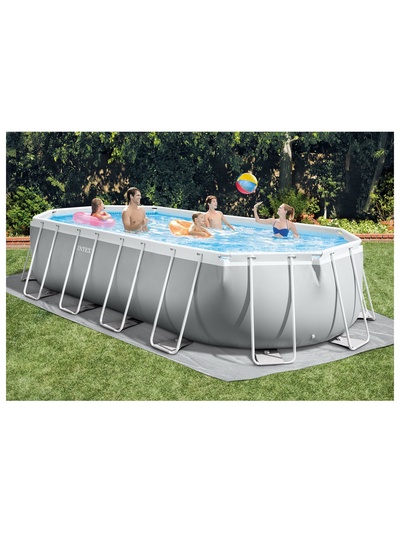 Бассейн каркасный INTEX Prism Frame 26798NP, 610×305×122 см, фильтр-насос, лестница, тент, подстилка