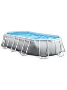 Бассейн каркасный INTEX Prism Frame 26796NP, 503×274×122 см, фильтр-насос, лестница, тент, подстилка - Фото 8