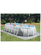Бассейн каркасный INTEX Prism Frame 26796NP, 503×274×122 см, фильтр-насос, лестница, тент, подстилка - Фото 9