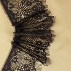 Кружево реснички, 90 мм, 9±0.5 м, в бобине 3 шт. по 3 м, чёрное - Фото 4