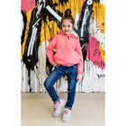 Ветровка для девочки MINAKU "Одуванчики", рост 104-110 см, цвет св.розовый - Фото 1