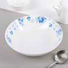 Тарелка суповая 330 мл «Кантри», синие цветы - Фото 1