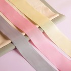 Набор атласных лент «Тёплый день», 3 шт., 50 мм, 23±1 м - Фото 2