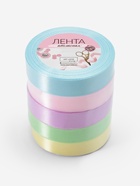 Атласная лента, набор 5 шт. «Нежный», 20 мм, 23±1 м - Фото 6