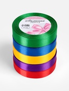 Атласная лента, набор 5 шт. «Яркость», 20 мм, 23±1 м - Фото 6