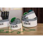 Корзина для хранения Доляна Storage, 19×19×10 см, средняя, цвет белый - фото 24364433