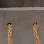 Короб для хранения Home, 25×25×15 см, большой, цвет серый - Фото 4