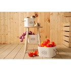 Короб для хранения Доляна Home, 20×20×15 см, средний, цвет белый - фото 24419833