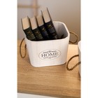 Короб для хранения Доляна Home, 20×20×15 см, средний, цвет белый - фото 24419835