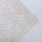 Бумага глянцевая в рулоне «Кружево», 0.68 × 8 м - Фото 1