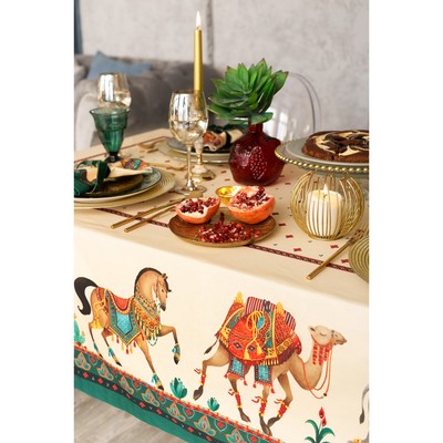 Скатерть «Этель. Нью-Дели», 180×150 см, 100% хлопок, саржа 190 г/м²