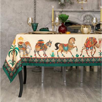 Скатерть Этель «Нью-Дели» 220×150 см, 100% хлопок, саржа 190 г/м²