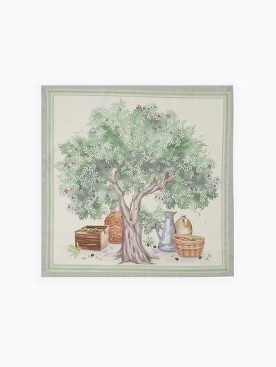 Кухонный набор «Этель» Olivia, скатерть 180×145 см ± 3 см, салфетки 40×40 см - 8 шт., 100% хлопок