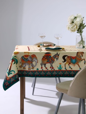 Набор столовый Этель «Нью-Дели», скатерть 180х150 см, салф. 40х40 см-8шт, 100% хл