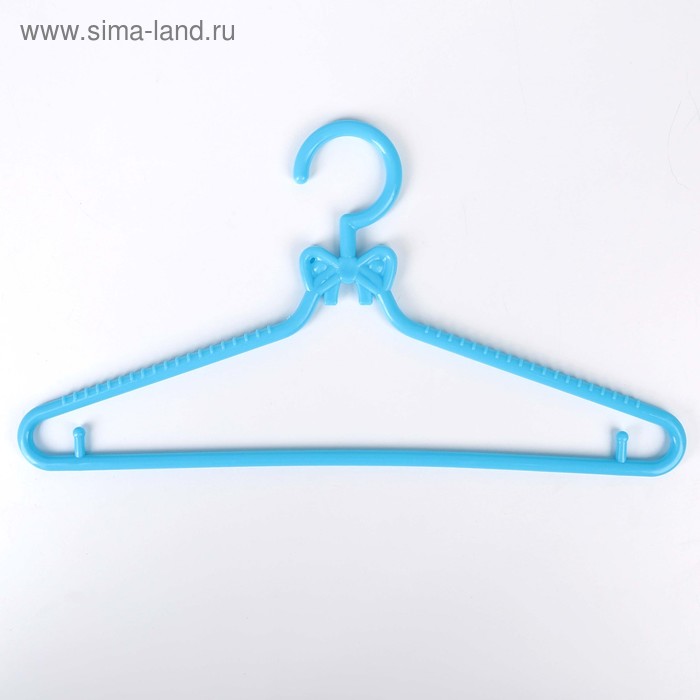 Плечики для одежды детские «Бантики», размер 30-34, цвет МИКС - Фото 1