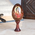 Яйцо сувенирное "Святой Пантелеймон", на подставке - фото 11803151