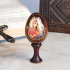 Яйцо сувенирное "Богоматерь Иверская", на подставке - фото 8782467
