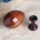 Яйцо сувенирное "Богоматерь Иверская", на подставке - фото 9557128