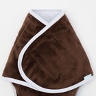 Конверт-одеяло Крошка Я "Бурый мишка", коричневый, рост 50-56 см - Фото 2