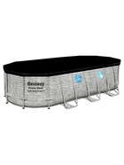 Бассейн каркасный Bestway Power Steel Swim Vista 56716, 549×274×122, фильтр-насос, лестница, тент - Фото 13