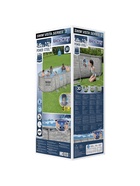 Бассейн каркасный Bestway Power Steel Swim Vista 56716, 549×274×122, фильтр-насос, лестница, тент - Фото 18