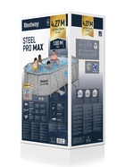 Бассейн каркасный Steel Pro MAX, 427×250×100, фильтр-насос, лестница, тент, 56714 Bestway - Фото 14