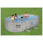 Бассейн каркасный Power Steel Swim Vista, 427×250×100, фильтр-насос, лестница, тент, 56714 Bestway - Фото 5