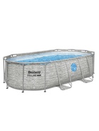 Бассейн каркасный Steel Pro MAX, 427×250×100, фильтр-насос, лестница, тент, 56714 Bestway - Фото 8