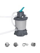 Фильтр-насос, 220-240V, 3596 л/ч, для бассейна, песочный, 58515 Bestway - Фото 11