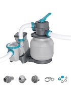 Фильтр-насос, 220-240V, 6056 л/ч, для бассейна, песочный, 58497 Bestway - Фото 10
